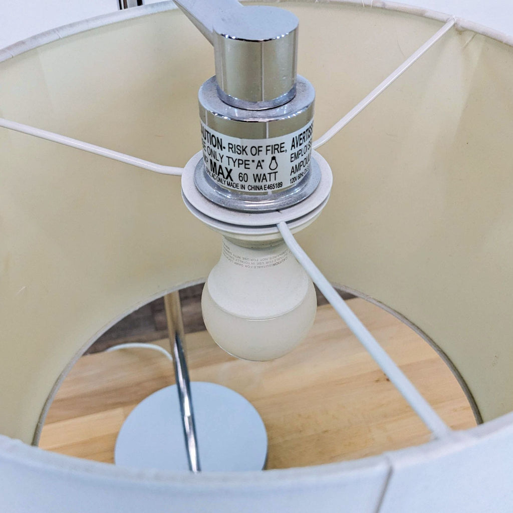 Chrome Table Lamp