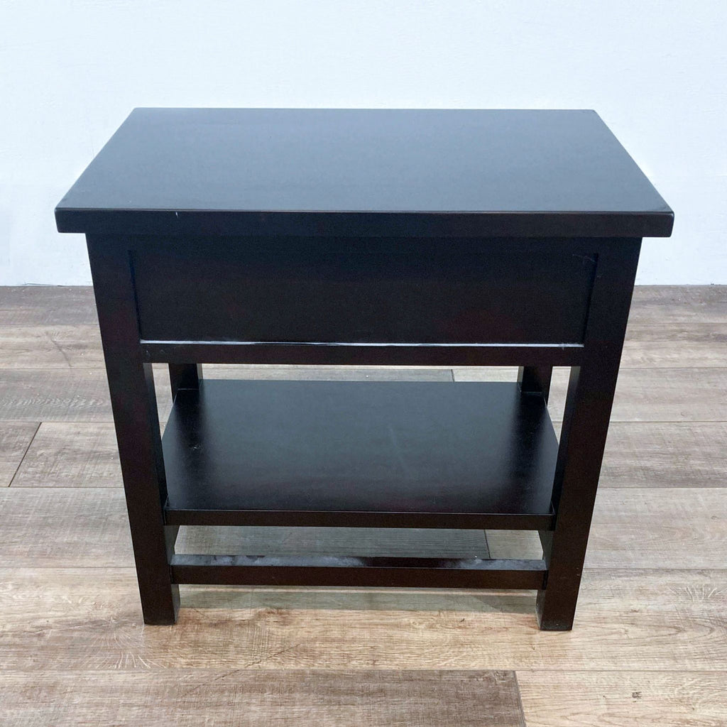 Pair of Pottery Barn Farmhouse Two Drawer Nightstands