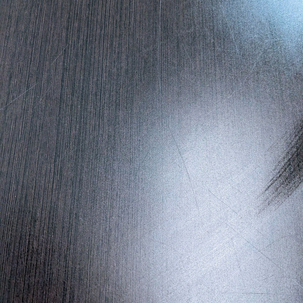 Leather Coffee Table with Wood Center