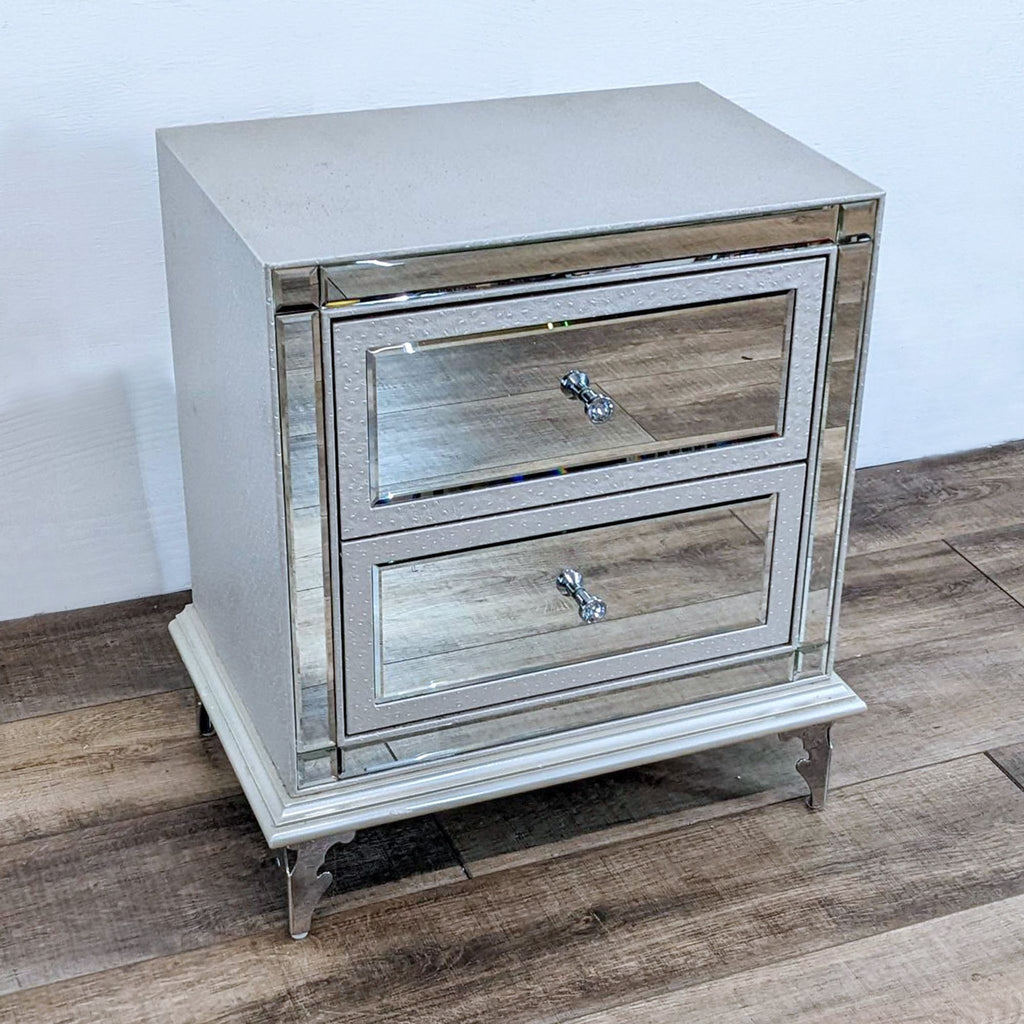 Pair of Michael Amini Hollywood Loft Nightstands