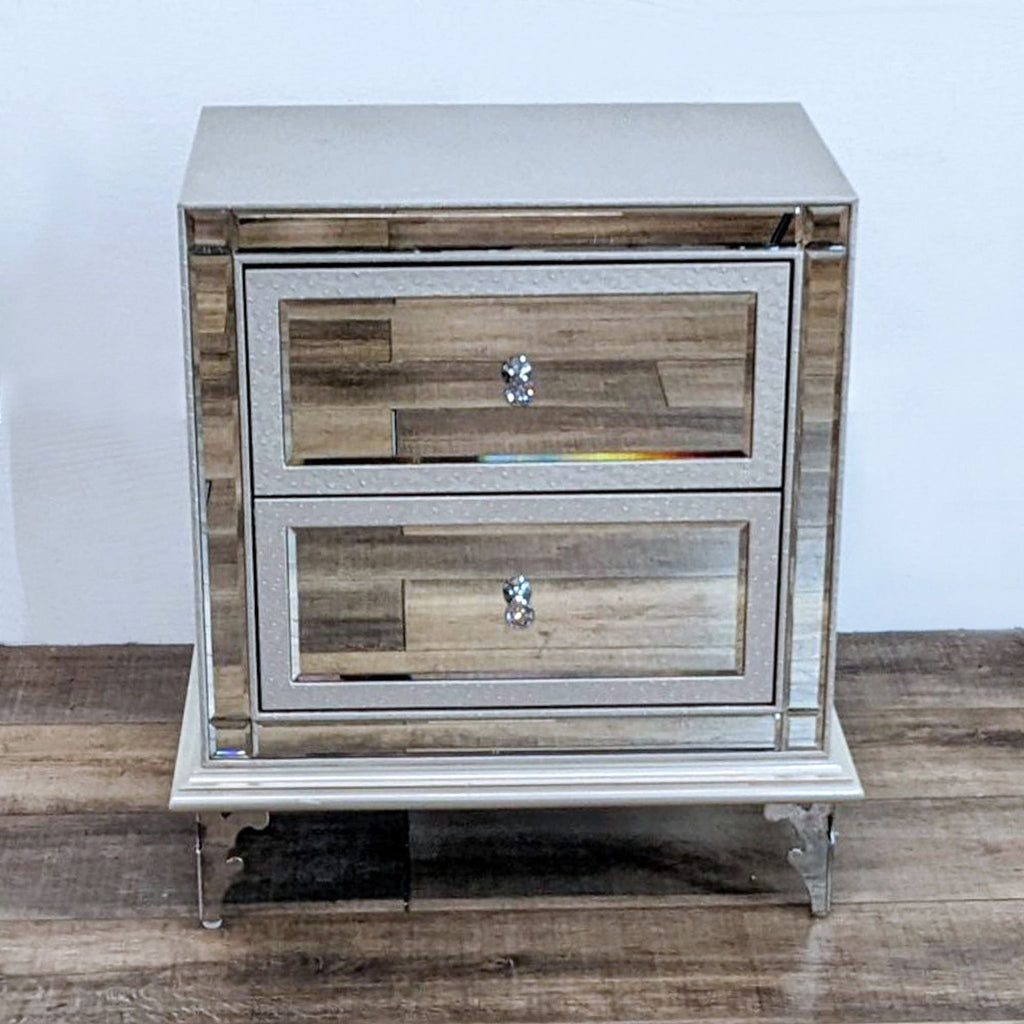 Pair of Michael Amini Hollywood Loft Nightstands