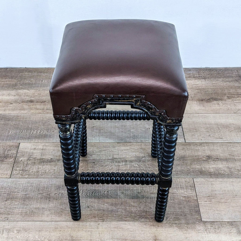 Luxe Leather Marlo Bar Stools