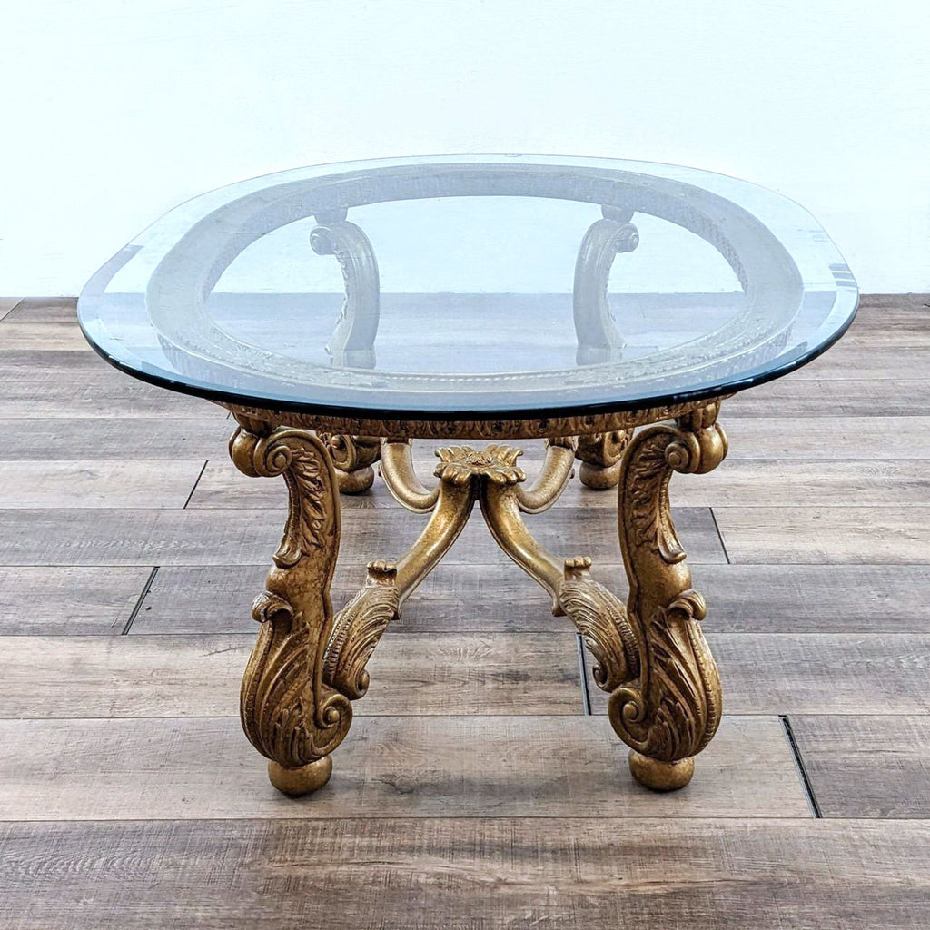 Metal Base Coffee Table