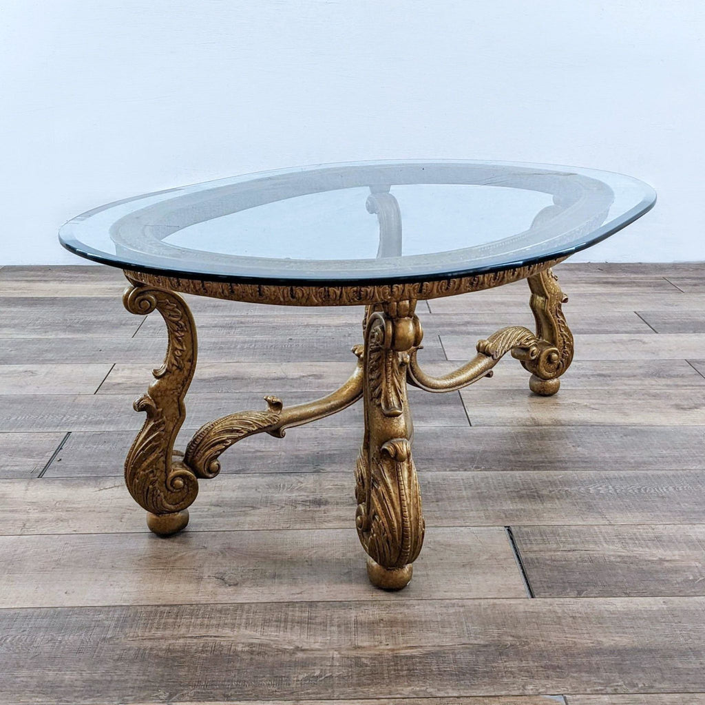 Metal Base Coffee Table