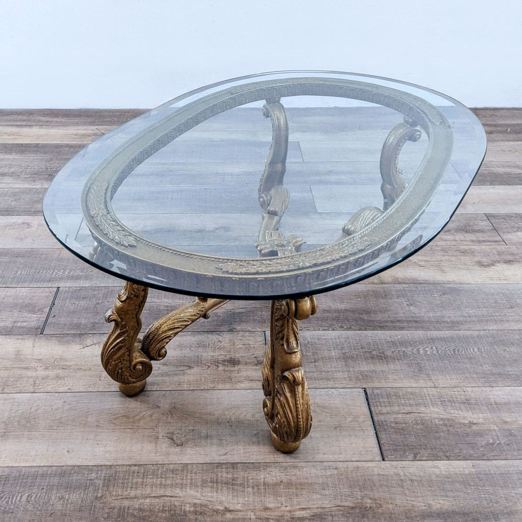 Metal Base Coffee Table