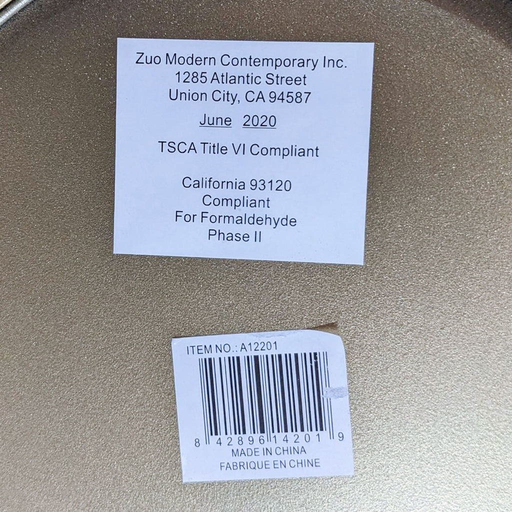 Zuo Modern Cycle Round Mirror