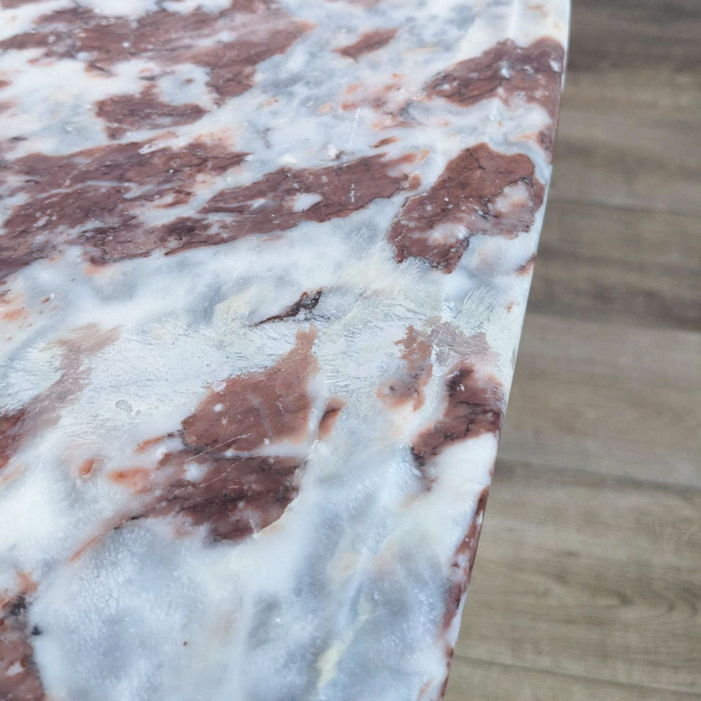 Vintage Marble Top Console Table