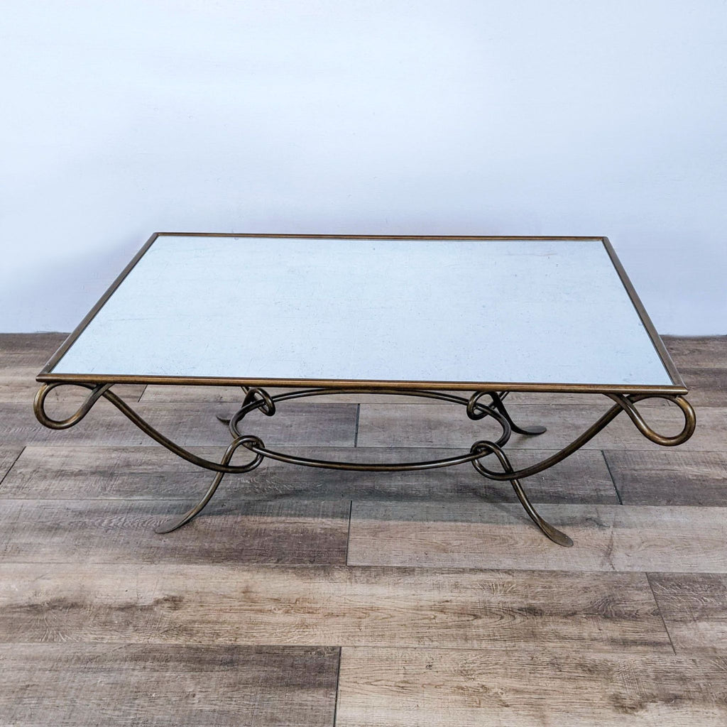 Mirrored Top Coffee Table