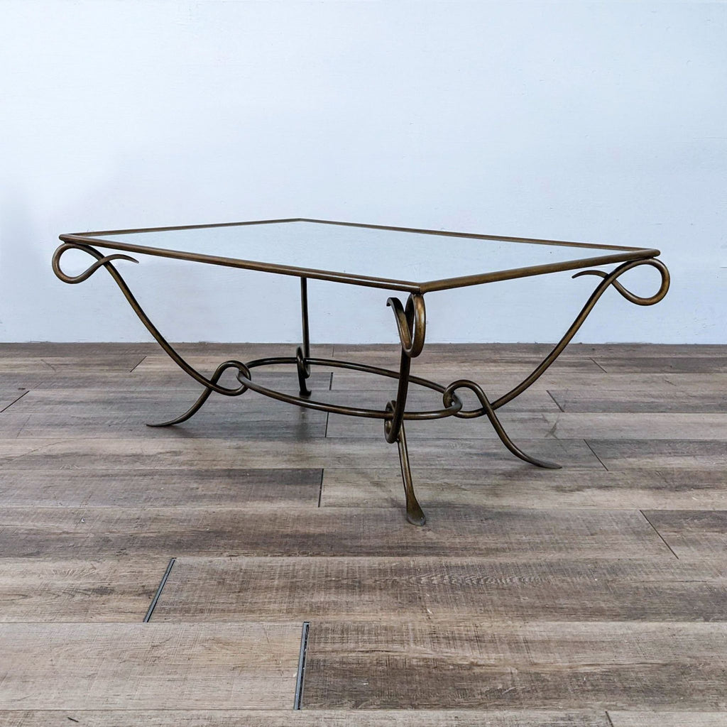 Mirrored Top Coffee Table