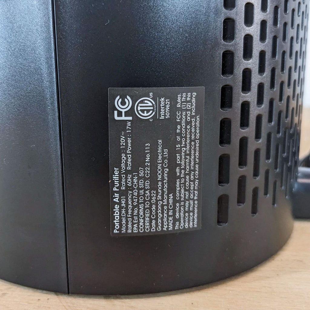Portable Air Purifier DH-JH01