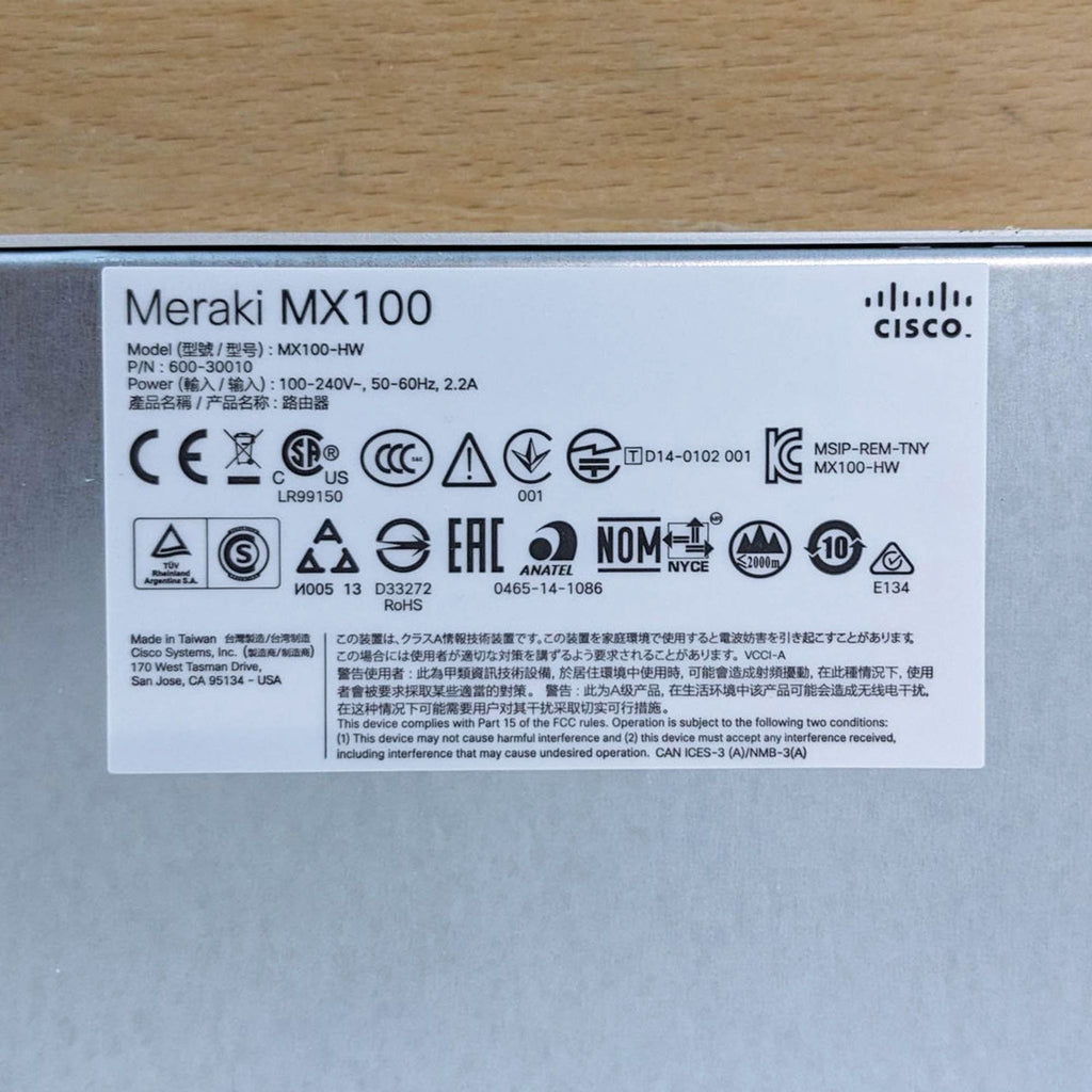 Cisco MX100-HW