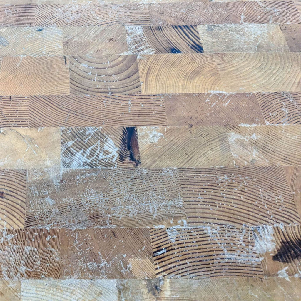 Restoration Hardware Reclaimed Wood Butcher Block Coffee Table