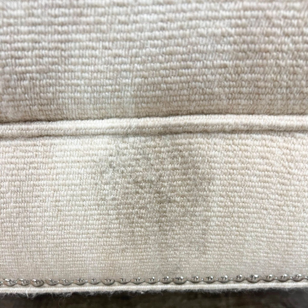 Contemporary Cream Colored Wingback Chair