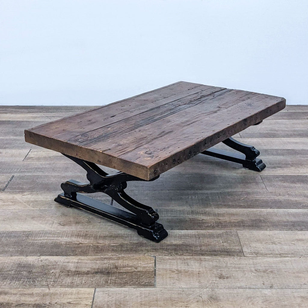 Reclaimed Wood Top Coffee Table