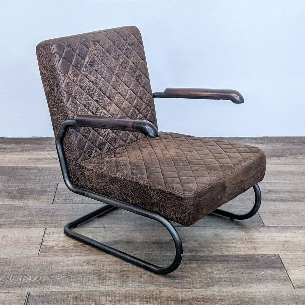 Zueo Father Lounge Chair with Ottoman