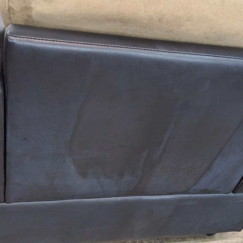 Contemporary Faux Leather Lounge Chair
