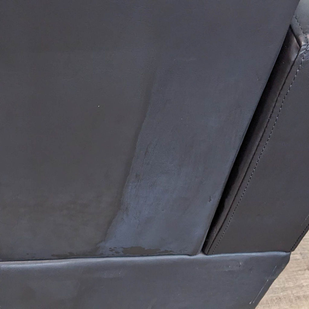 Contemporary Faux Leather Lounge Chair