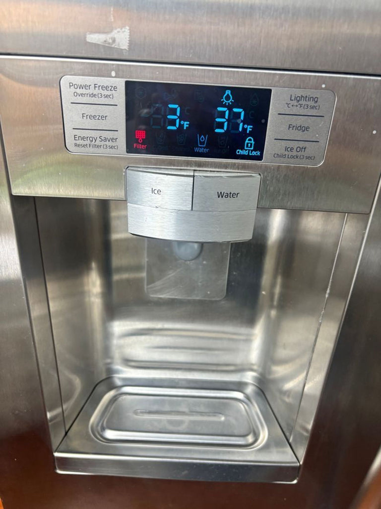 Certainly! However, it appears that the images themselves or a longer item description were not provided. Nonetheless, based on the information that the item is a refrigerator from the "Refrigerator" category, here are three distinct succinct alt text examples (each under 100 characters):