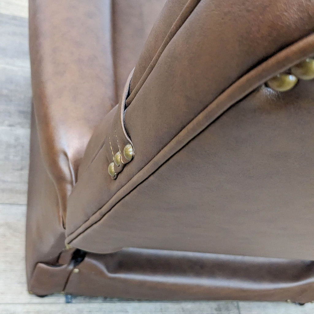 Leather Transitional Recliner