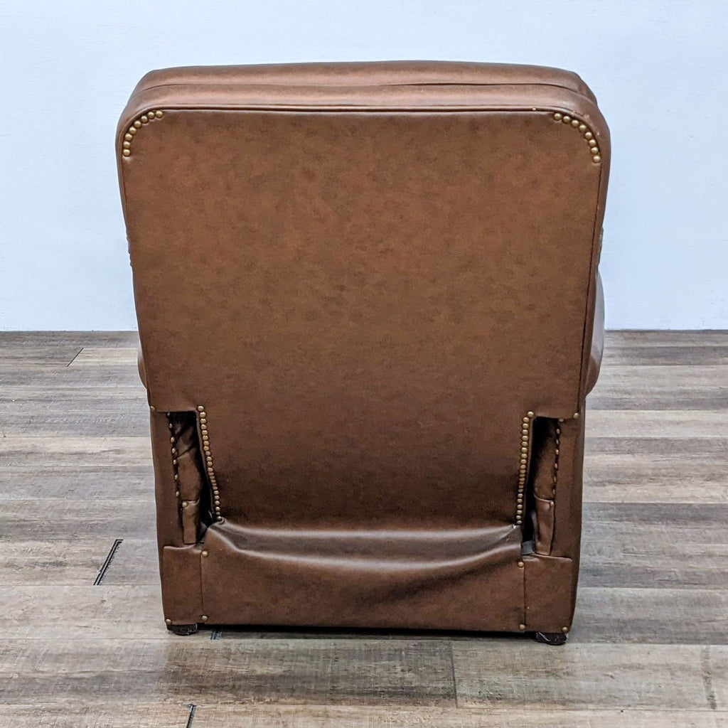 Leather Transitional Recliner