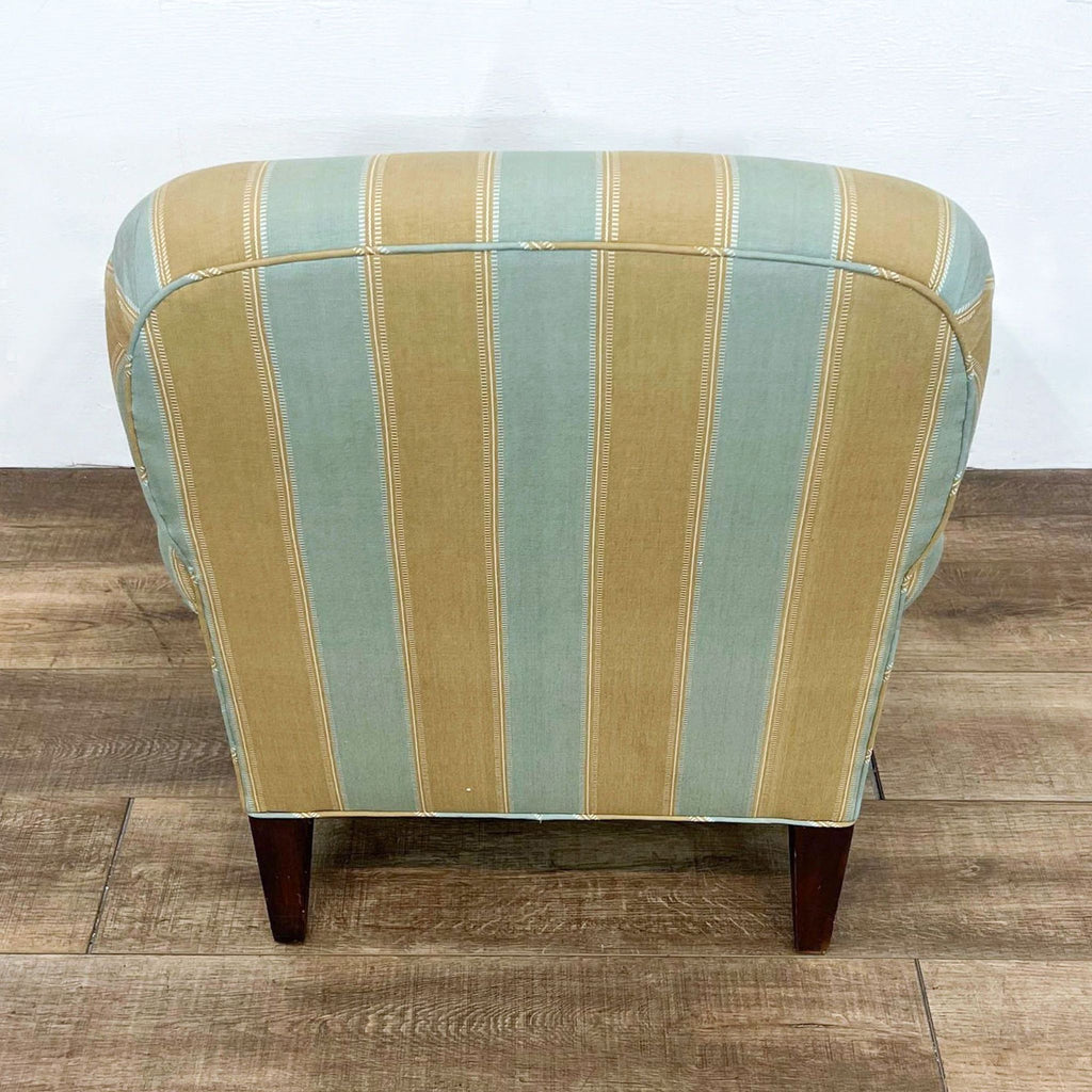 Contemporary Striped Lounge Chair