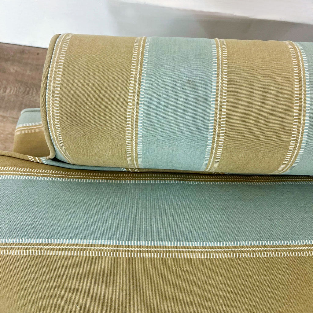 Contemporary Striped Lounge Chair