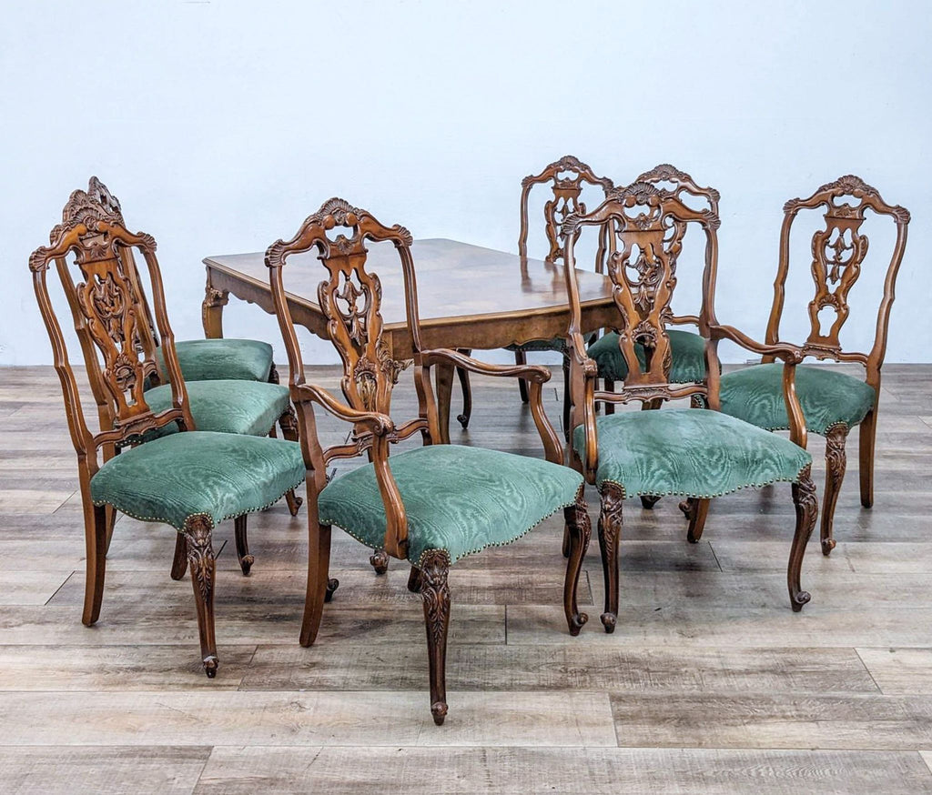 Antique French Provincial 9-Piece Dining Set