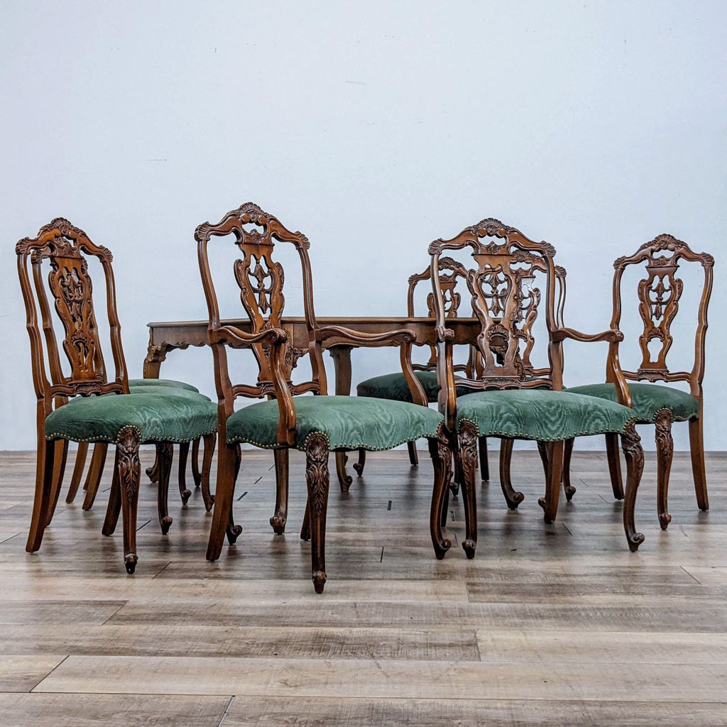 Antique French Provincial 9-Piece Dining Set