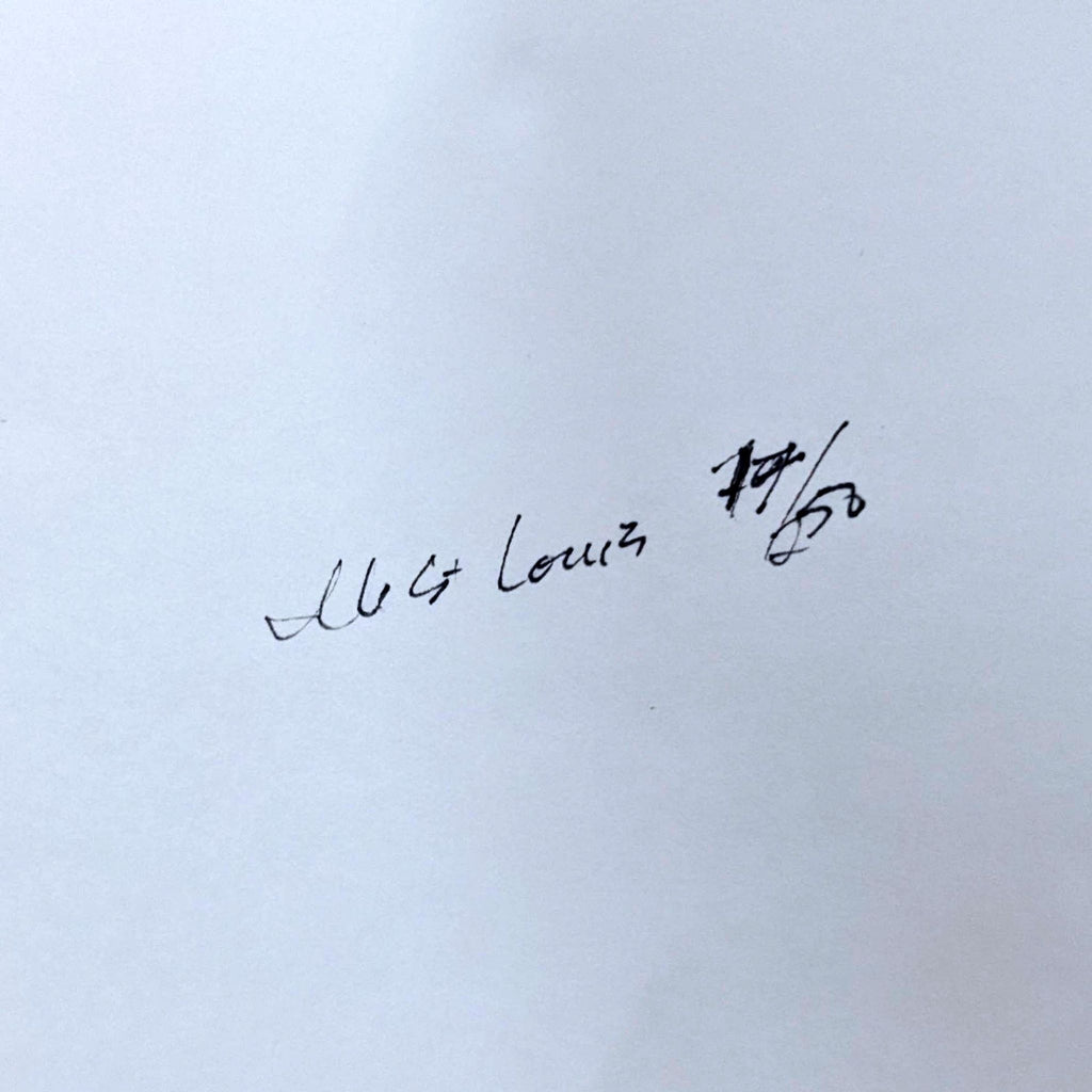 Handwritten note saying "All St Louis 79/150" on plain background.