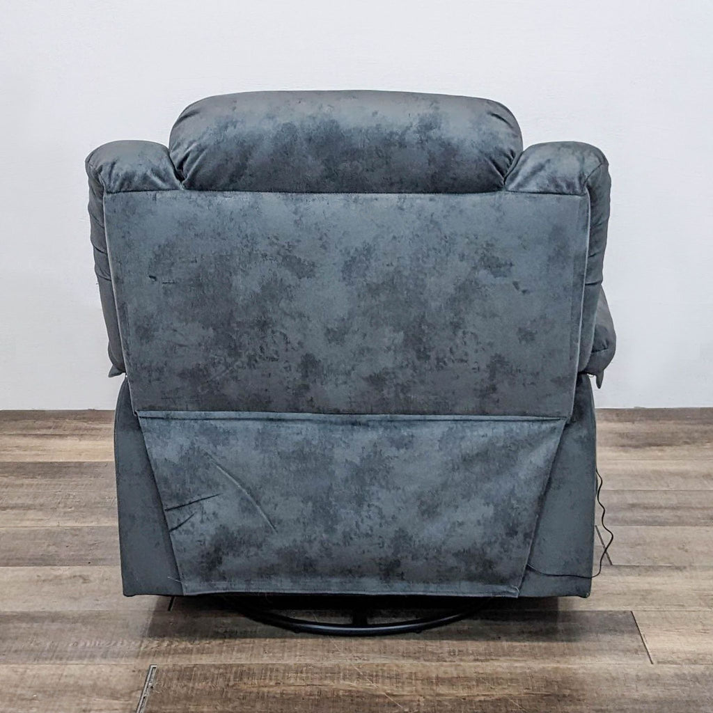 Back view of the Latitude Run massage chair with heat and high-density foam.
