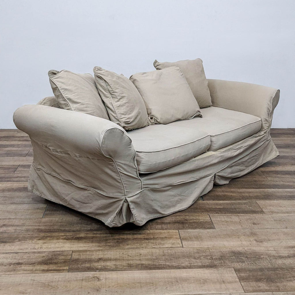 Pottery Barn Slipcover Sleeper Sofa