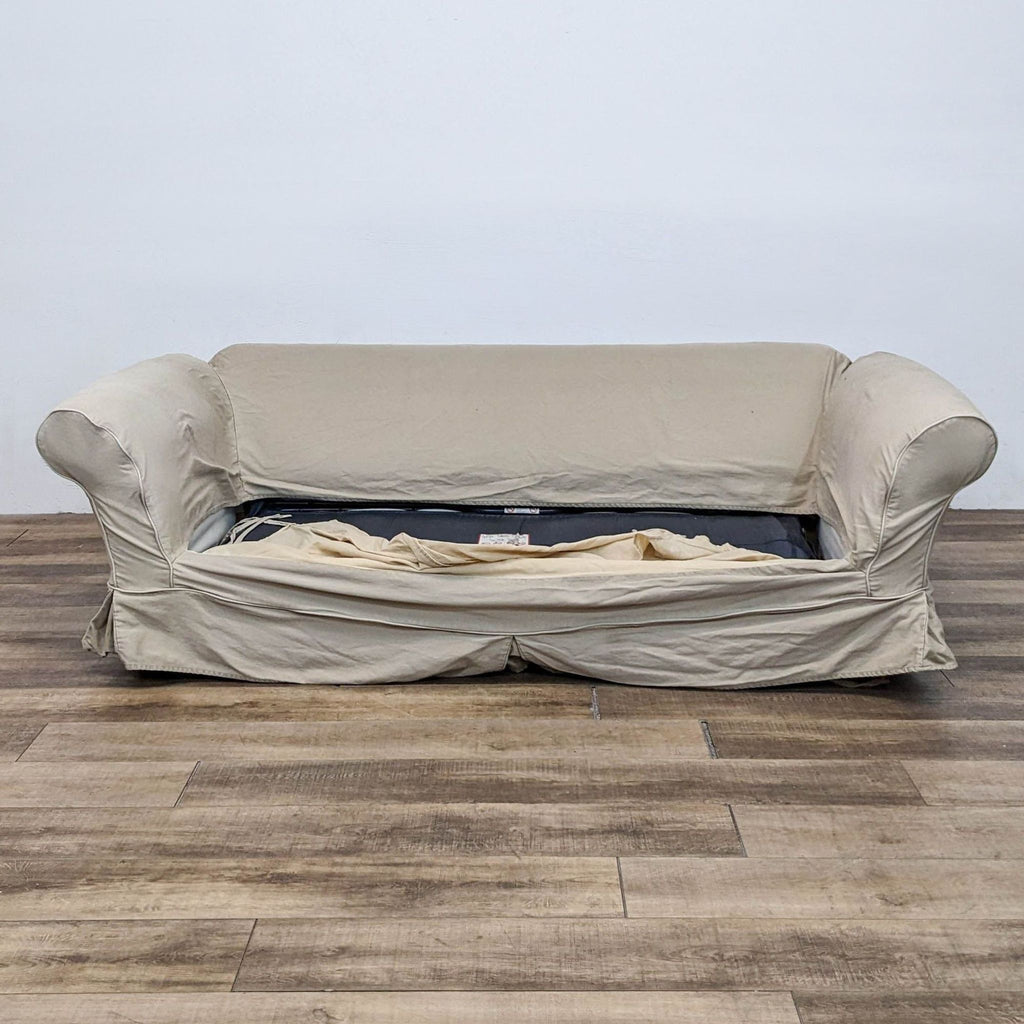 Pottery Barn Slipcover Sleeper Sofa
