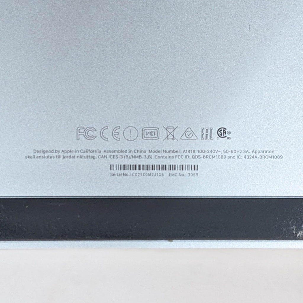 Apple iMac 21.5 Inch A1418
