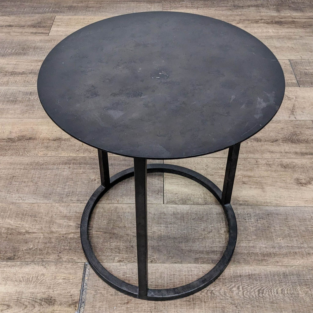 Restoration Hardware Metal Side Table
