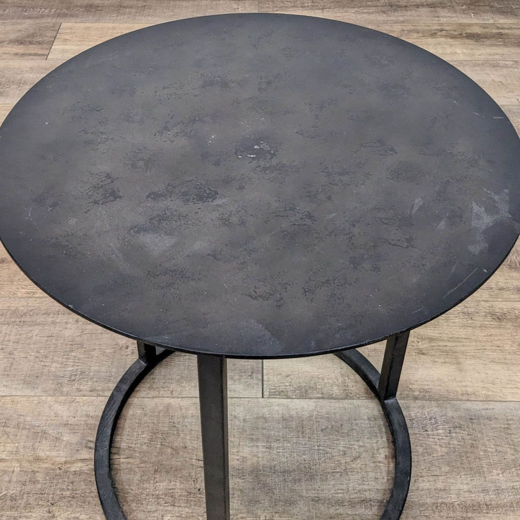 Restoration Hardware Metal Side Table