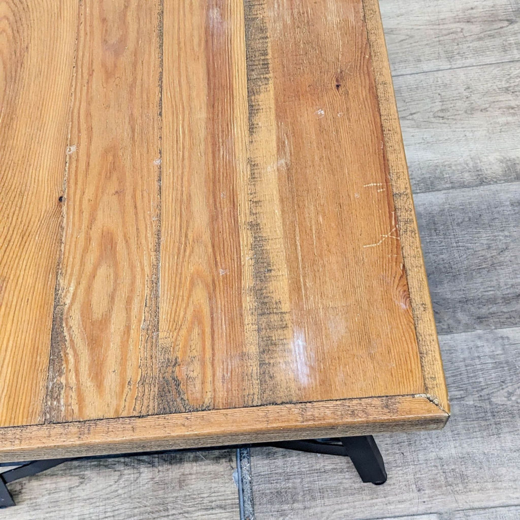Industrial Style Coffee Table with Storage