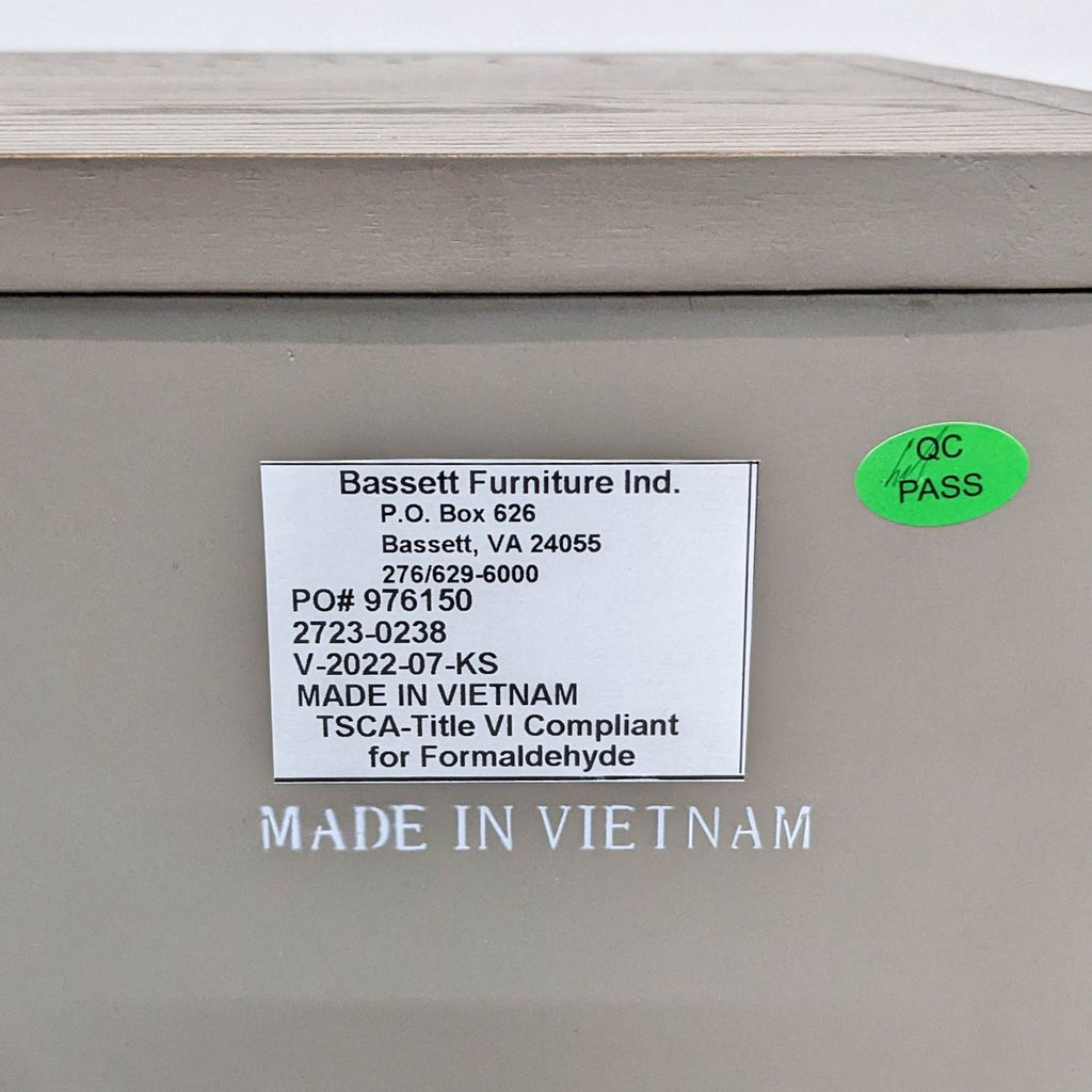 Bassett Furniture Modern Astor Dresser