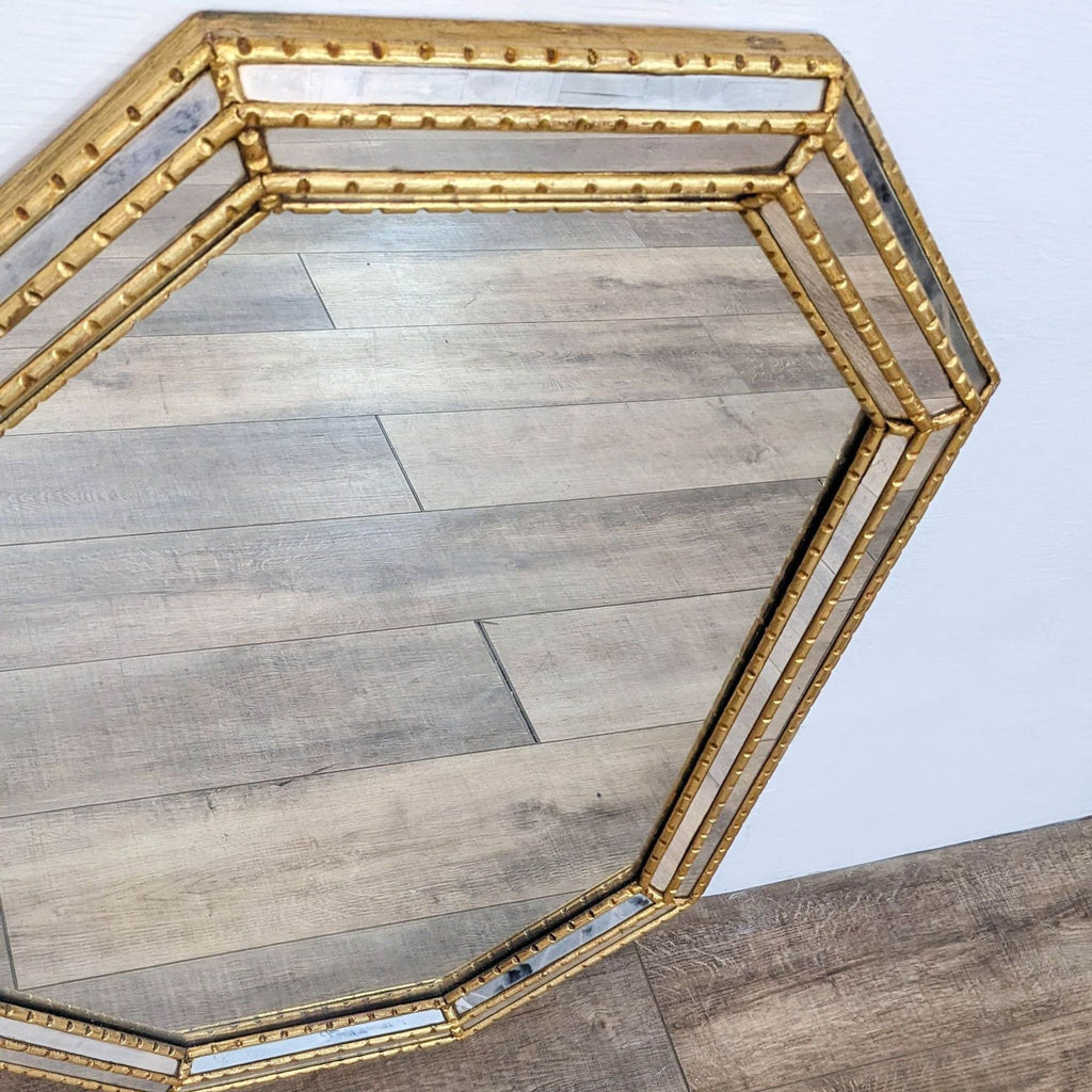 Vintage Italian Octagon Mirror