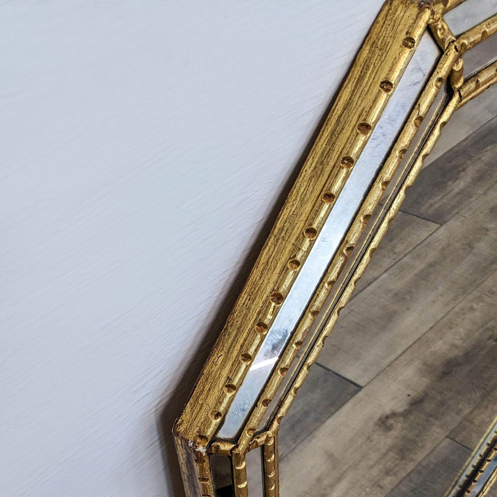 Vintage Italian Octagon Mirror