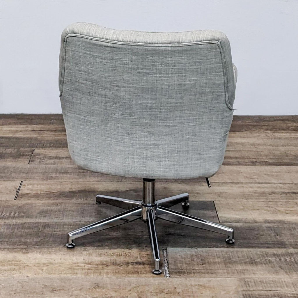Upholstered Swivel Armchair