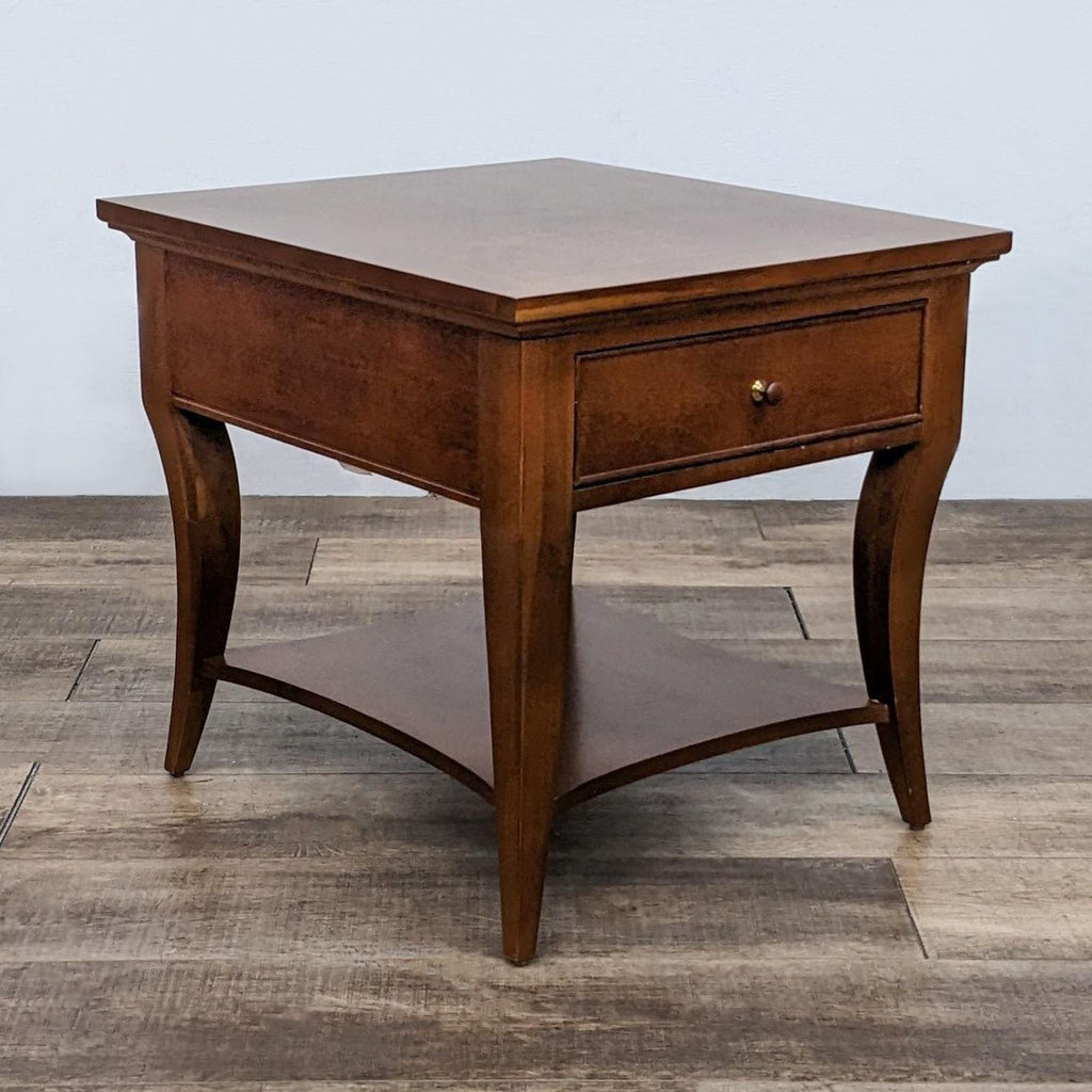 Thomasville Inlaid End Table with Drawer