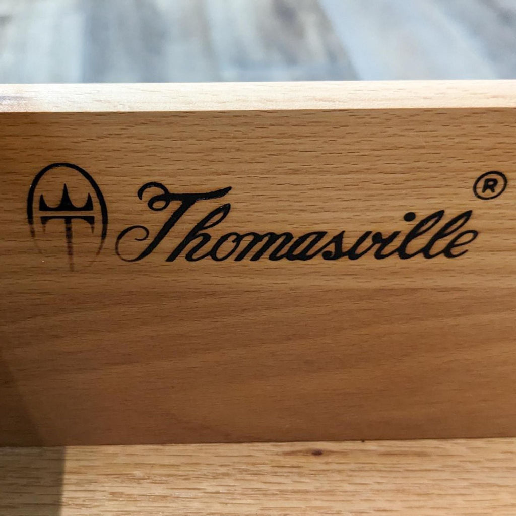Thomasville Inlaid End Table with Drawer