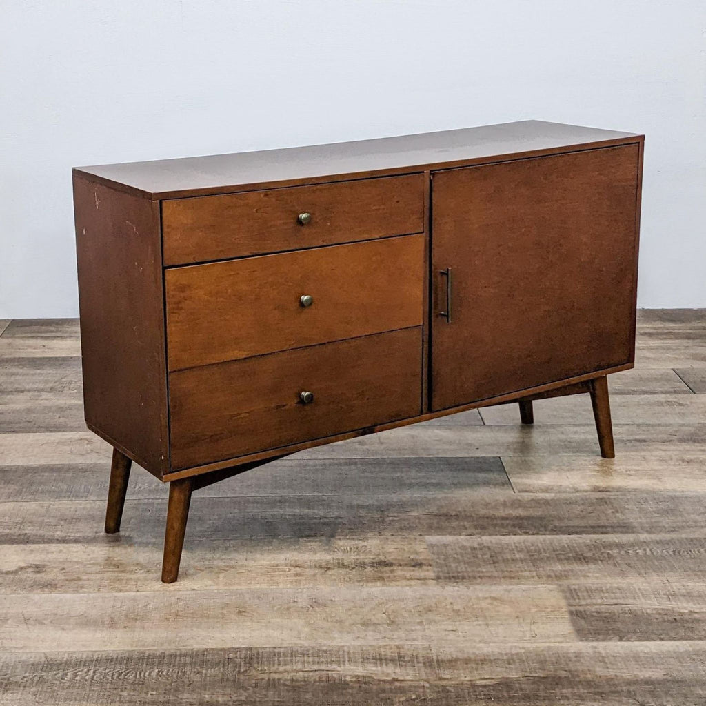 Walker Edison Mid-Century Wood TV Stand