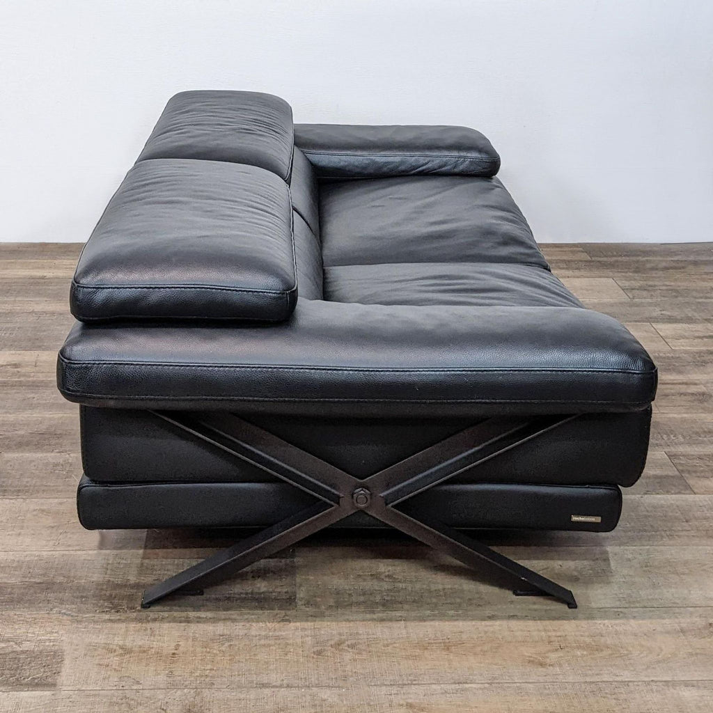 Roche Bobois Modern Leather Sofa