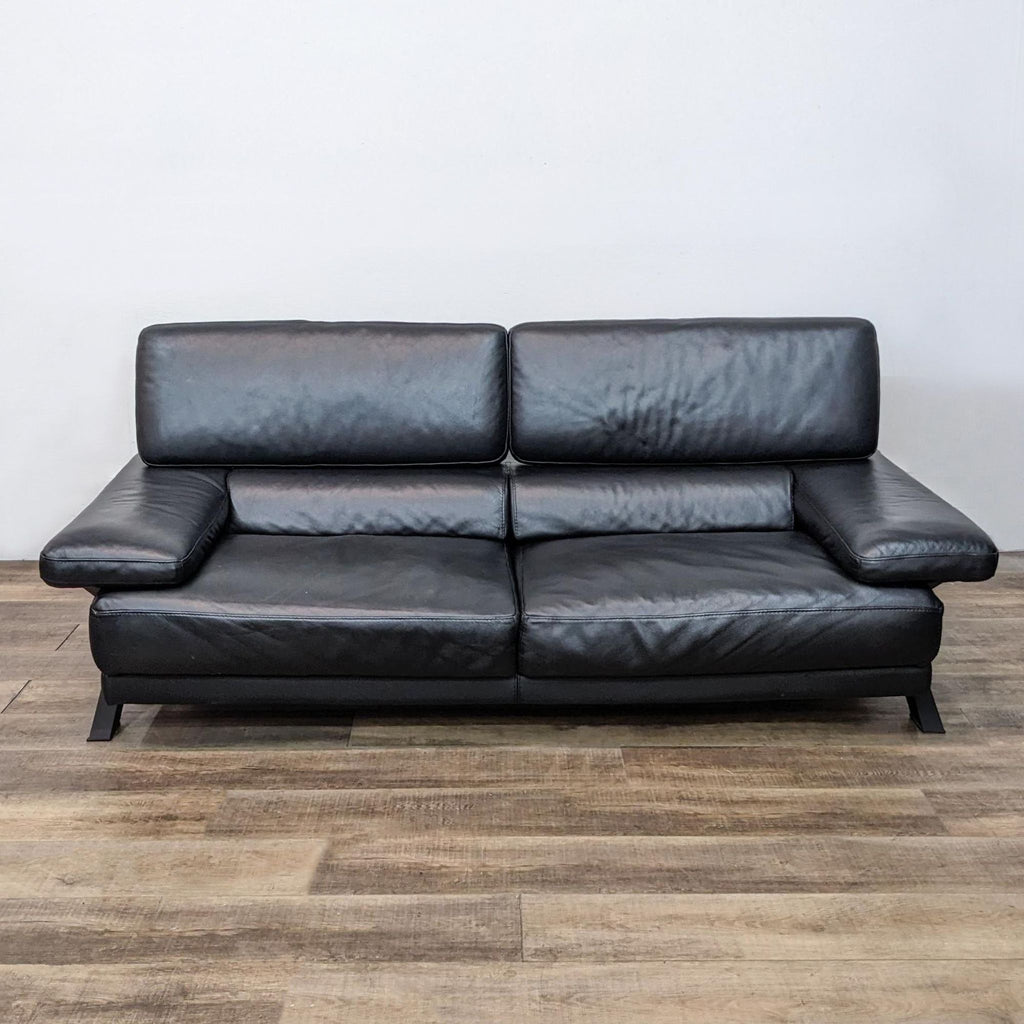 Roche Bobois Modern Leather Sofa