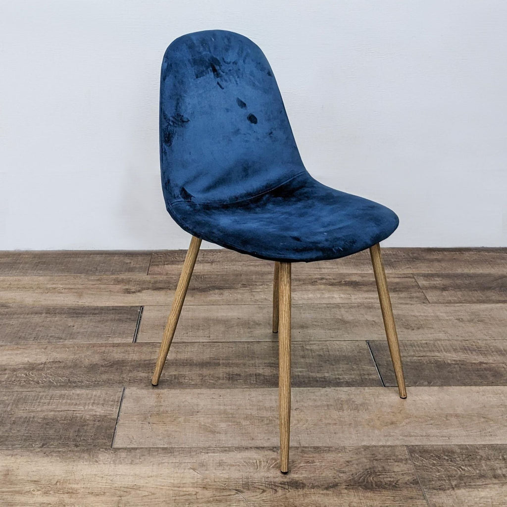 Mid Century Modern Velvet Side Chairs