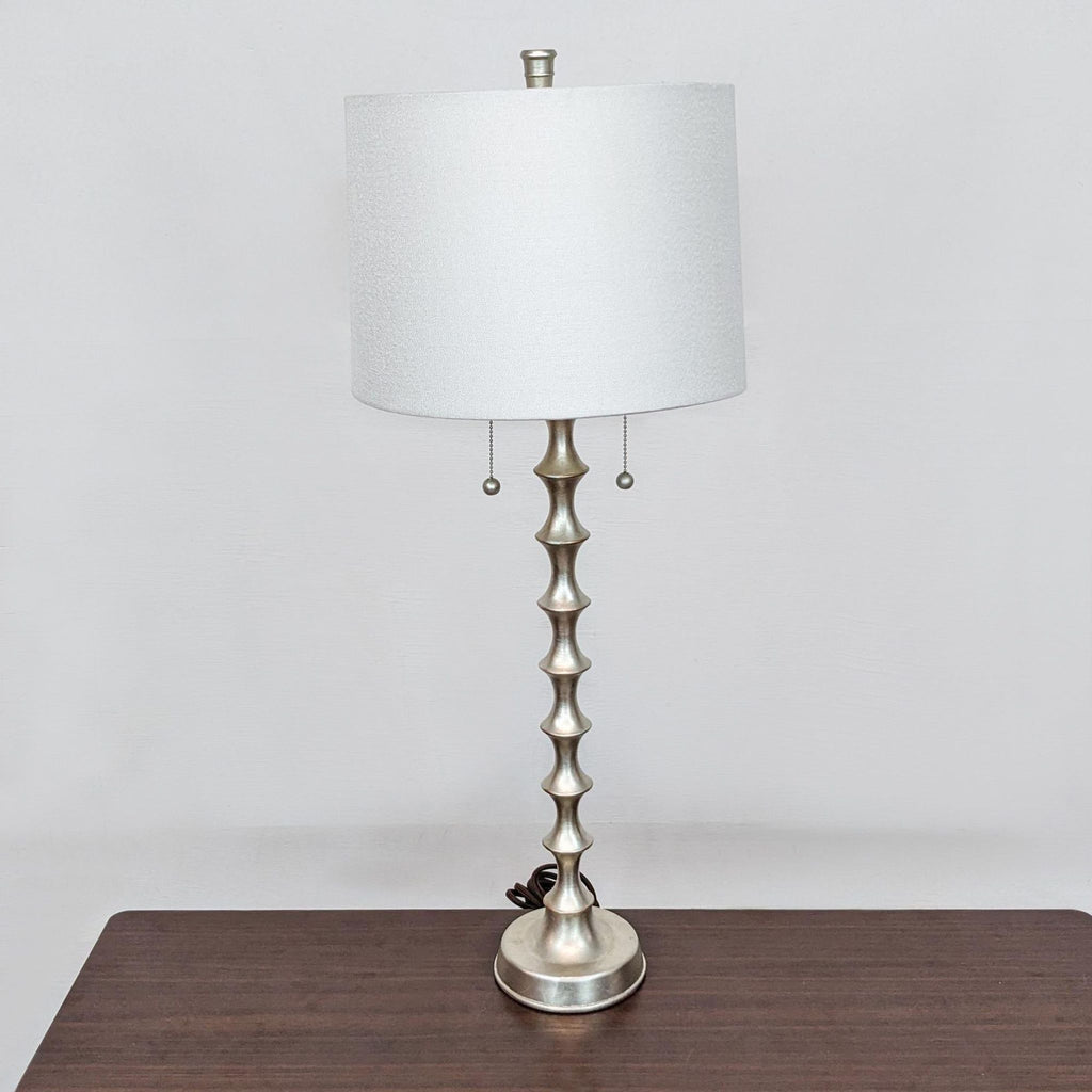 Stacked Dual Head Table Lamp