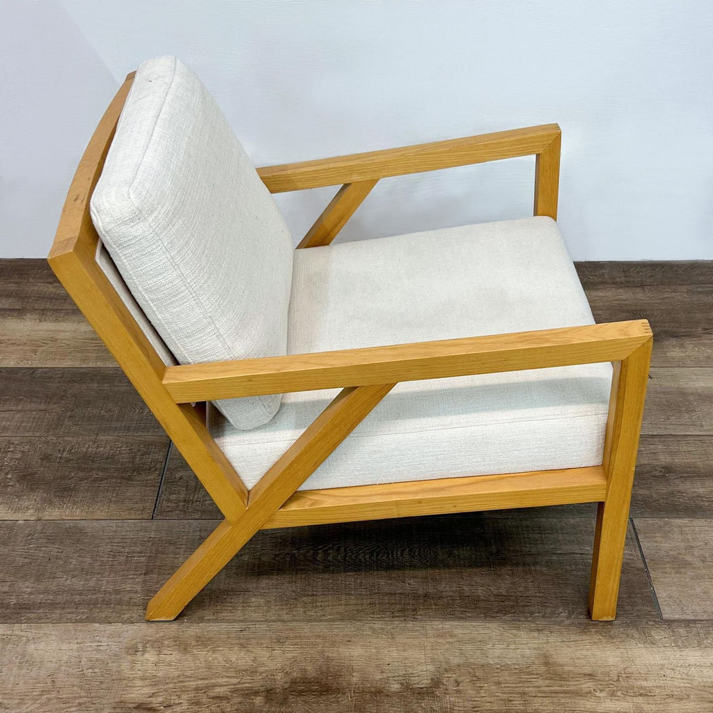 Guss Modern Mid-Century Modern Inspired Truss Accent Chair
