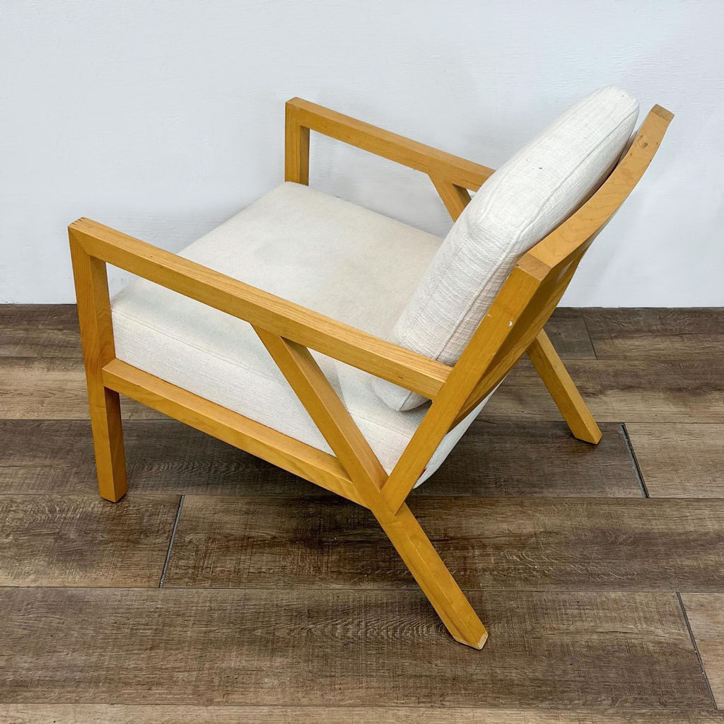 Guss Modern Mid-Century Modern Inspired Truss Accent Chair