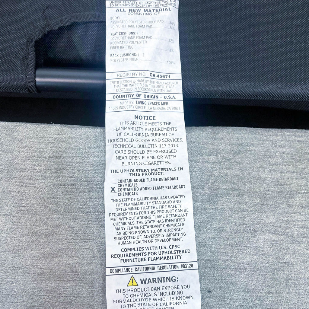 Living Spaces Lodge Foam Sleeper Sofa